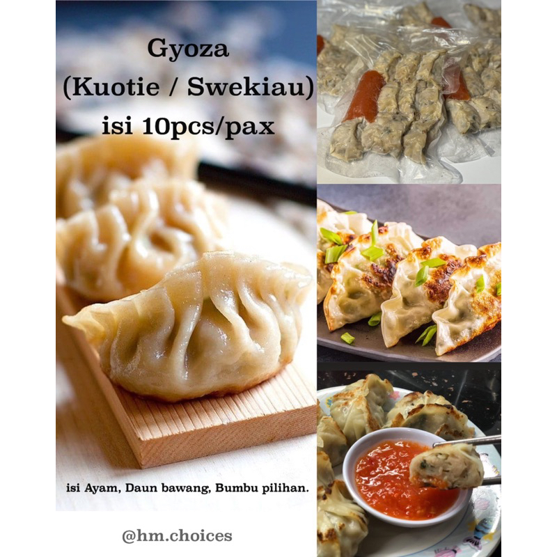 

Gyoza Ayam/ Kuotie/ Swekiau isi 10pcs/pax