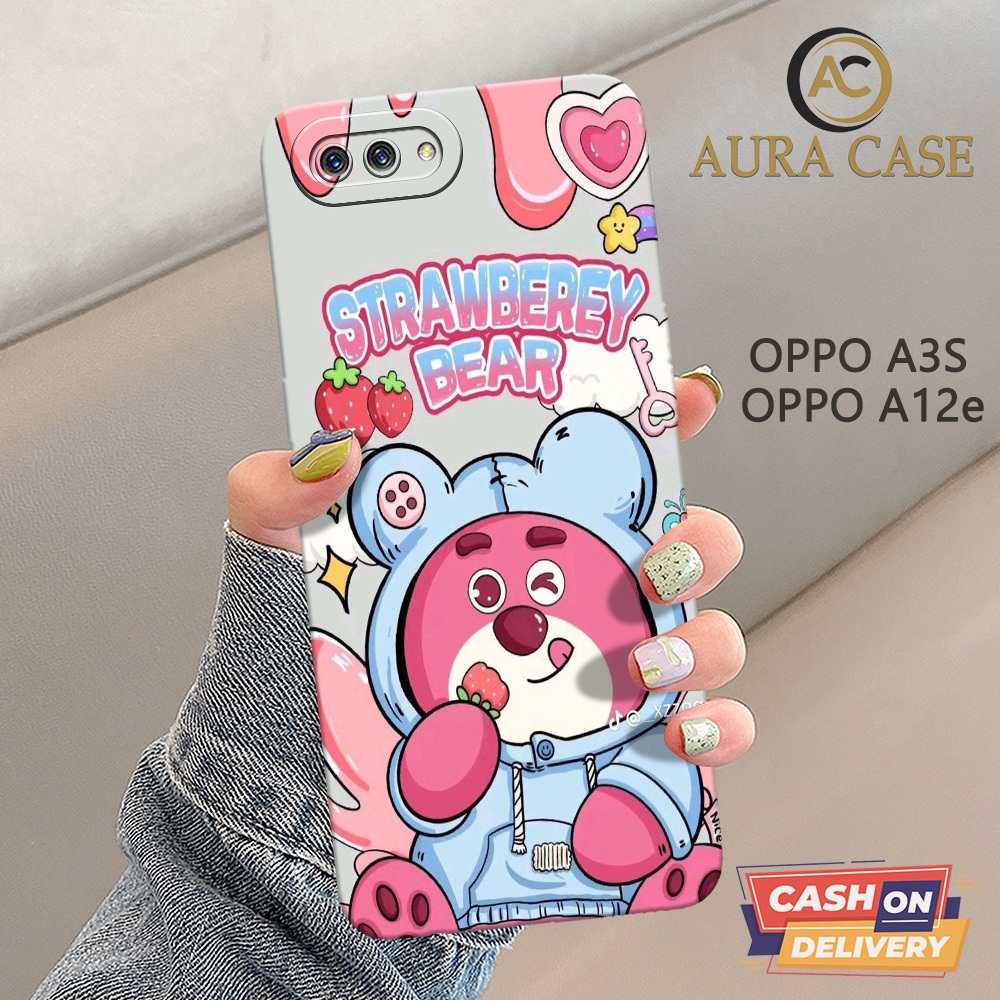 AURA CASE - Softcase OPPO A3S / OPPO A12E - CARTOON Case - Case OPPO A3S / OPPO A12E - Casing Hp OPP
