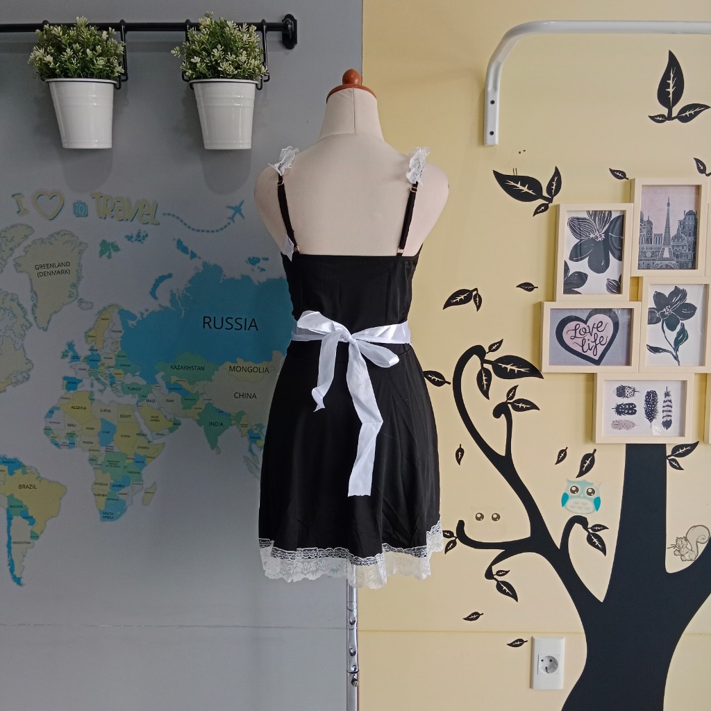 lingerie_extrajumbo - Cosplay Maid Pelayan Eropa Cantik/Baju sexy Wanita Cosplay Pelayan Paksu 16