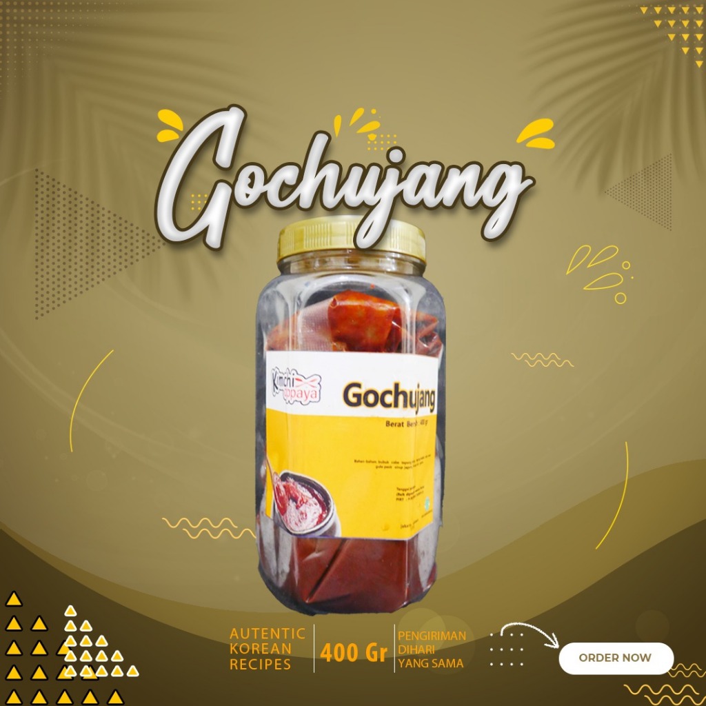 

[ Saus Bibimbap] Gochujang Halal 400 Gr Homemade Kimchi Oppaya
