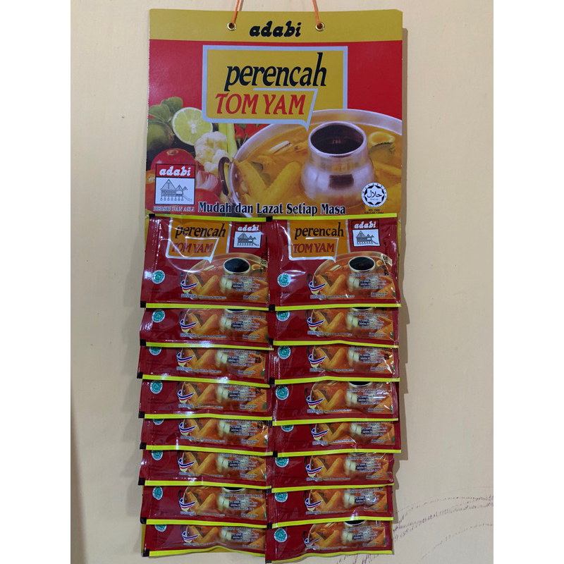 

Bumbu Perencah TOM YAM Adabi Exp terbaru 2026/ Perencah Enak/ Bumbu Gurih - 40 gram