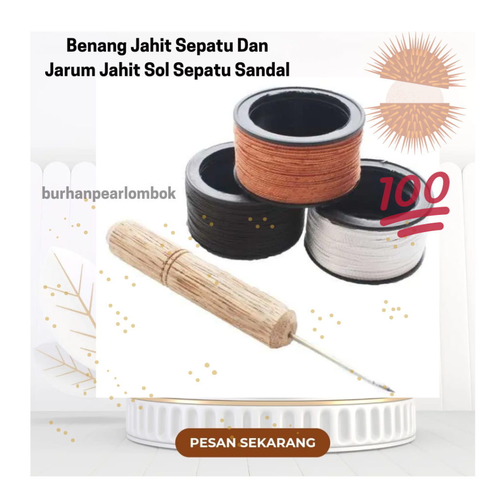 Benang Nilon Sol Sepatu Dan Sandal Benang Sol Sepatu Paket Peralatan Sol Sepatu