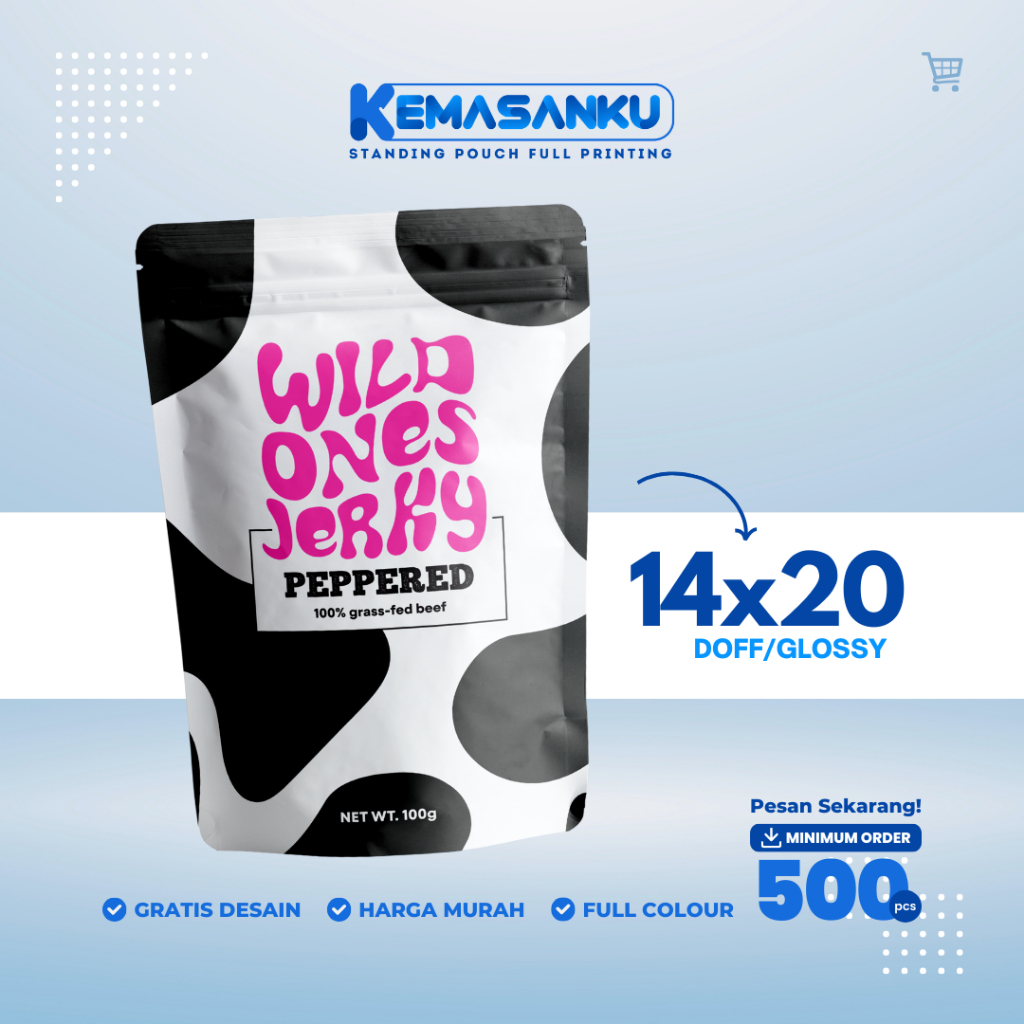 

Standing Pouch 14x20 cm Full Print