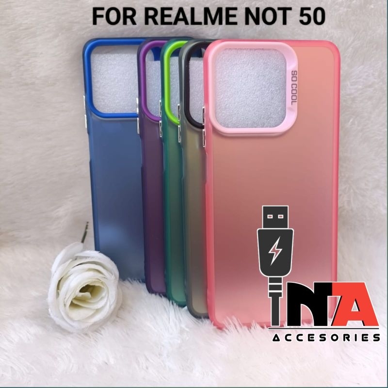 Case Plate Imd Hologram Realme Not 50 Softcase Case