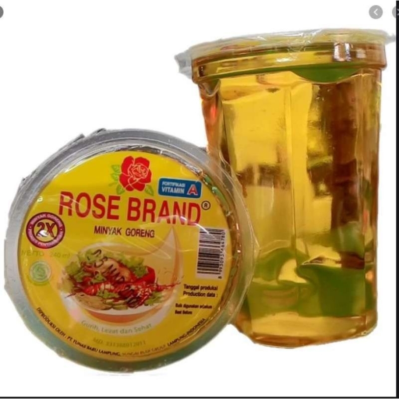 

ROSE BRAND Minyak Goreng Gelas 220ml
