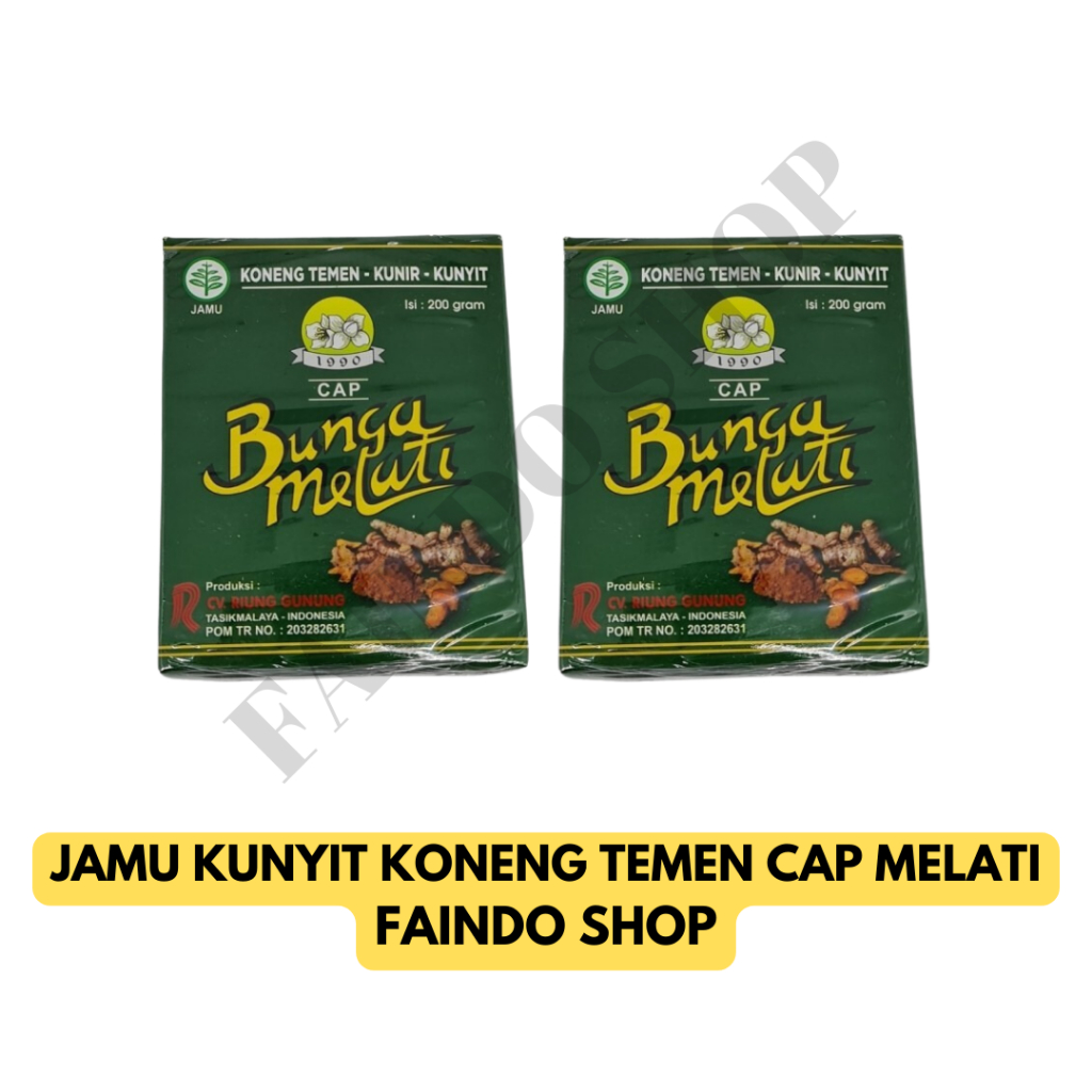 

Jamu Kunyit Koneng Temen Cap Bunga Melati Untuk Maag