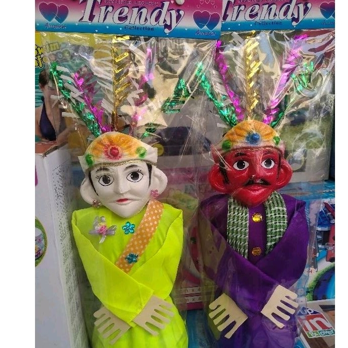 Ondel Ondel betawi ukuran besar Cowok dan Cewek - Harga per Pcs