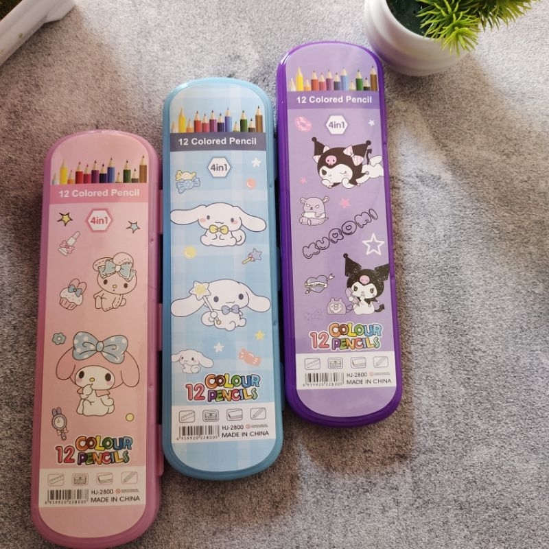 

PENSIL WARNA SANRIO 12 PCS