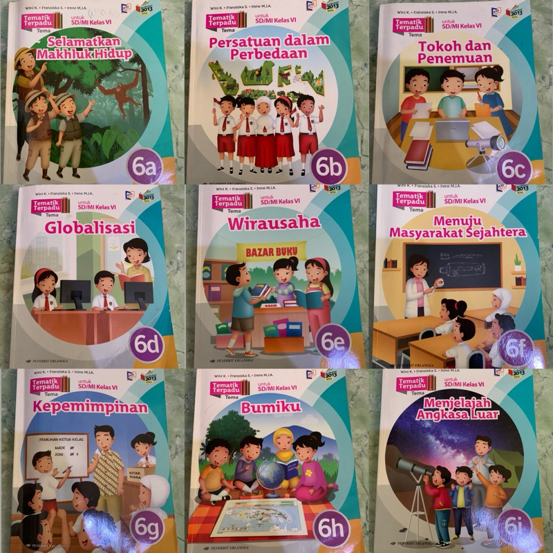 Tematik terpadu Erlangga kelas 6 k13 kurikulum 2013 || informatika kelas 6 Erlangga || esps ipa kela