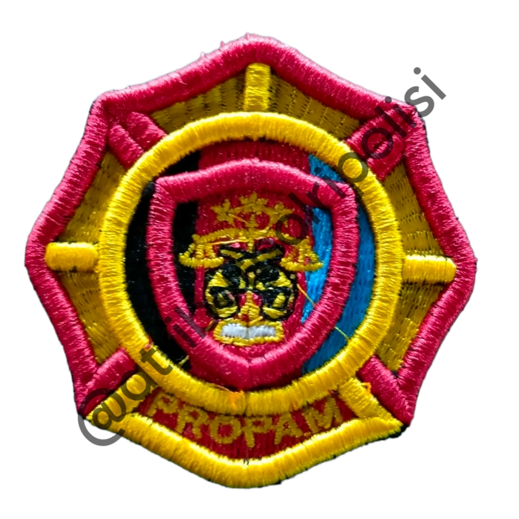 ATRIBUT POLRI / BET POLRI / BREVET POLRI BORDIR TIMBUL HARGA SATUAN PIN PROPAM