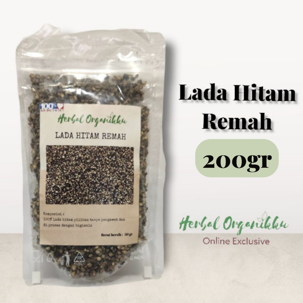 

Lada Hitam Pecah/Remah 100 & 200gr | Crushed Black Pepper