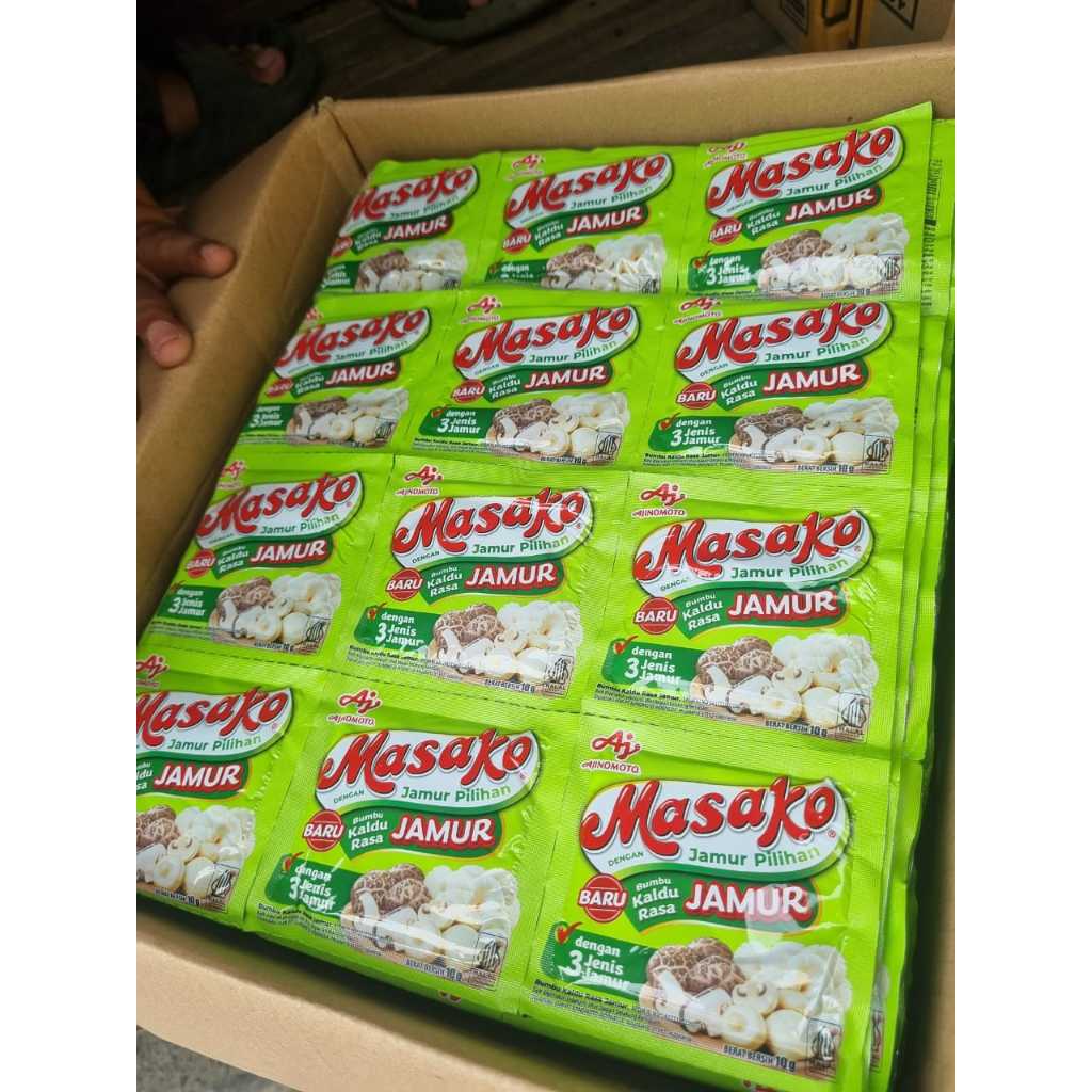 

Masako Jamur 1000 Per Pack isi 12 renceng @ 12bks