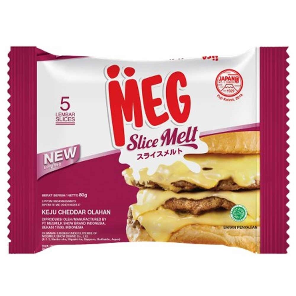 

Meg Cheddar Cheese Slice Melt 5pcs