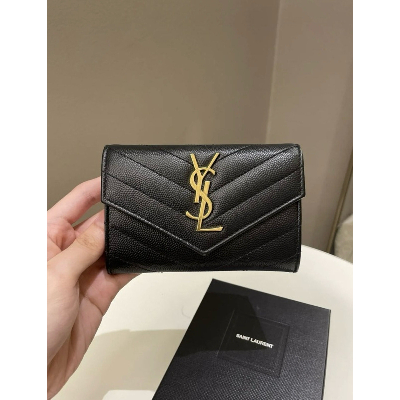 YSL monogram small wallet — thn 2019