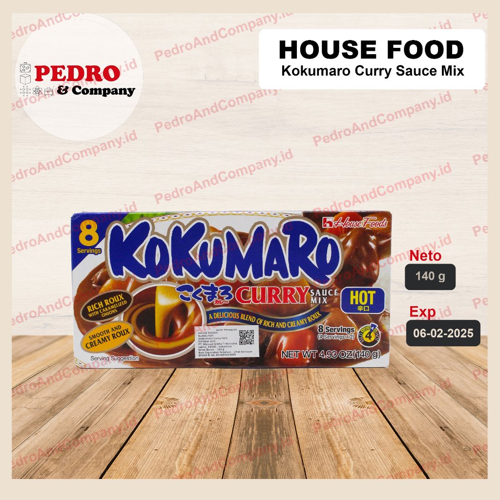 

Kokumaro - Curry jepang hot (8 servings/ 140 gram) biru