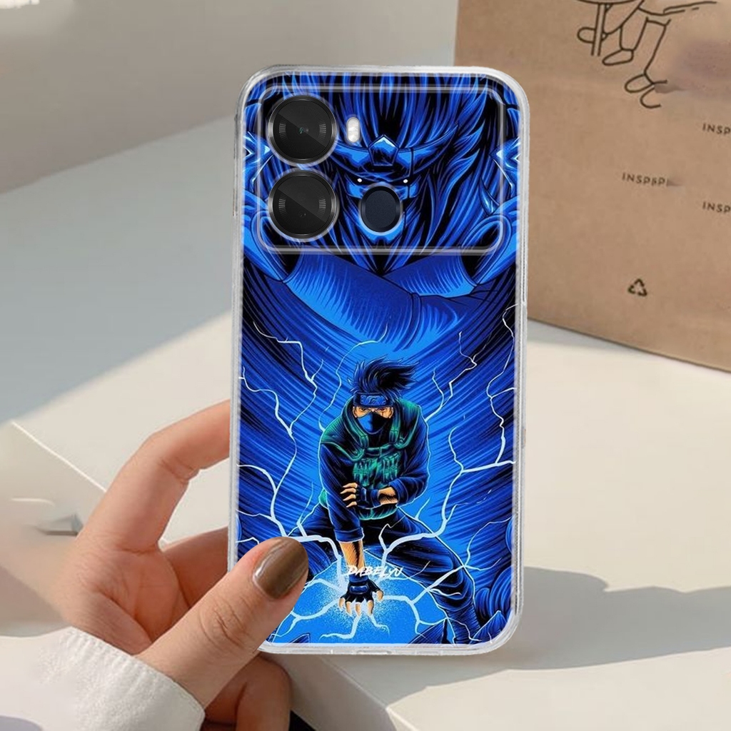 CASE ITEL P40 - MOTIF GAARA - Softcase Premium - Bening Transparant - Silikon HP - Kesing - Cassing 