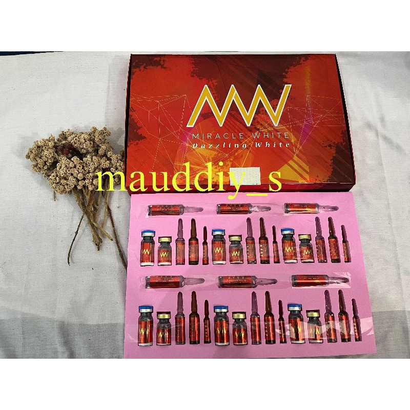 MIRACLE WHITE MERAH DAZZLING BOX