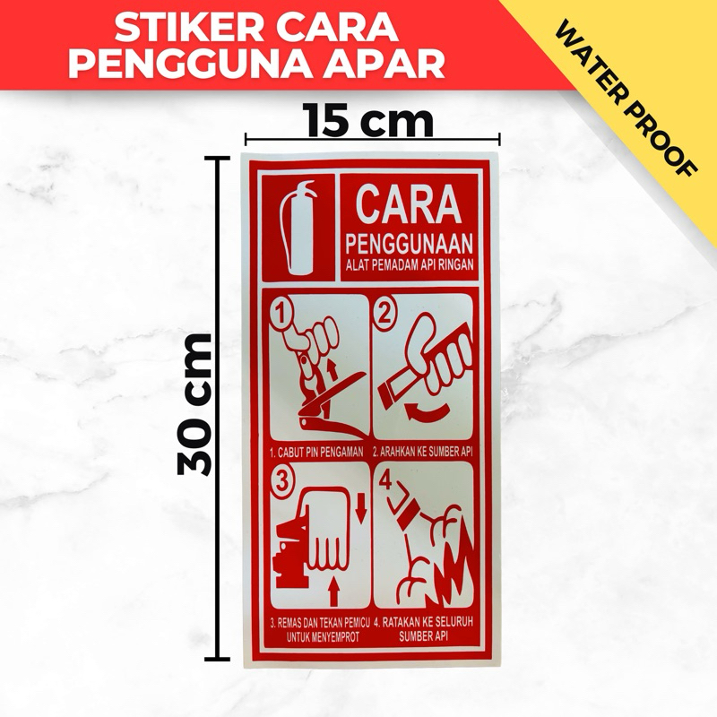 

Stiker Cara Penggunaan Apar