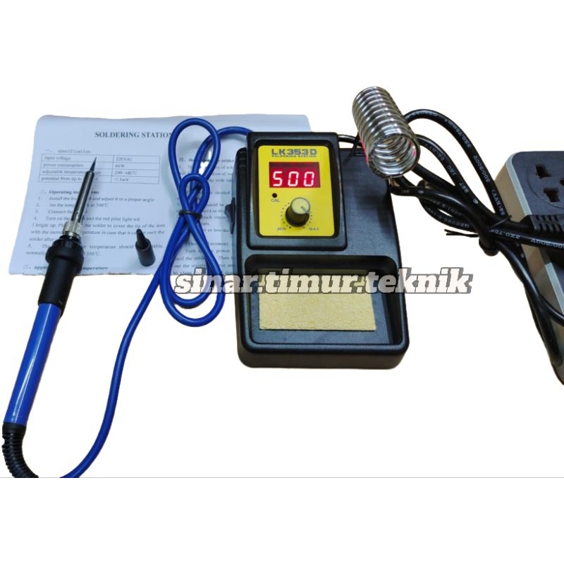 ALAT SOLDER STATION LION KING LK 353D 60W - SOLDER TEMPERATURE LK 353 DIGITAL ORI