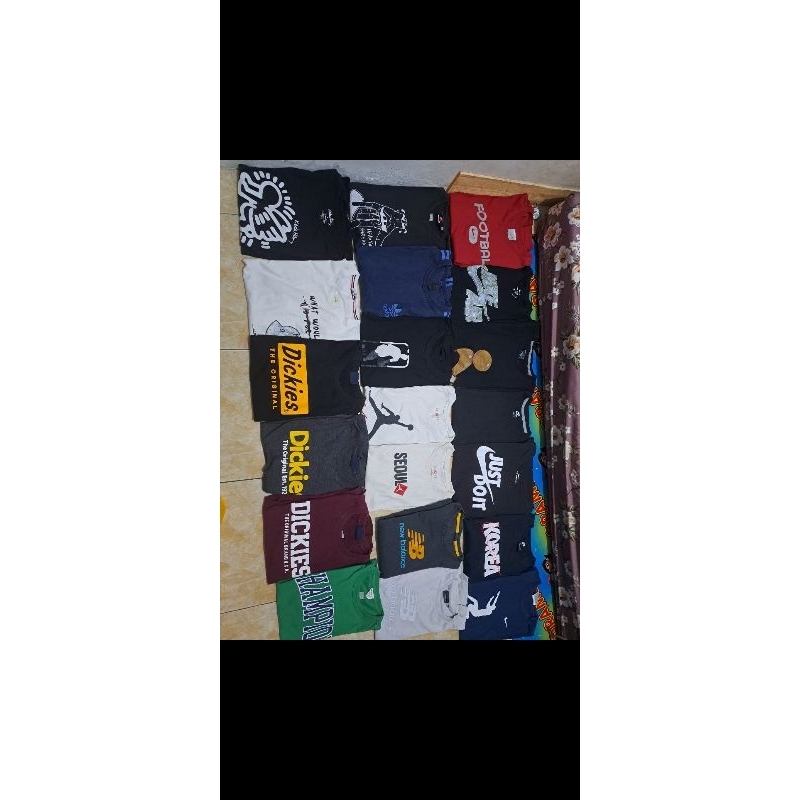 borongan kaos full brand 20pcs