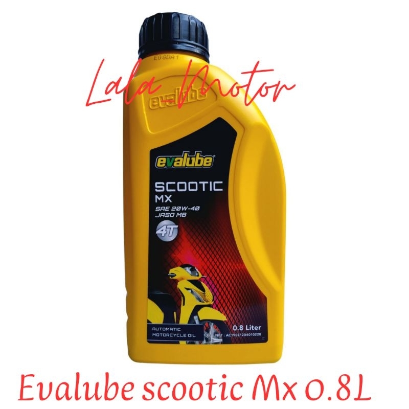Oli Motor Evalube scootic MX 800ml (Oli Motor matic)