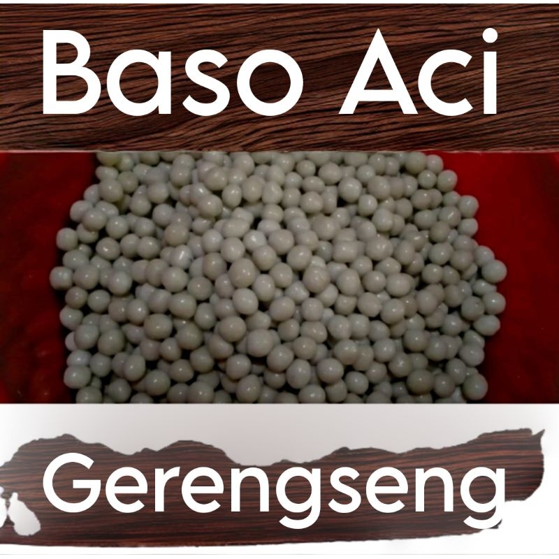 

Cilok Gerengseng Bakso Baso Aci original isi 30 butir kenyal gurih dan Lezat