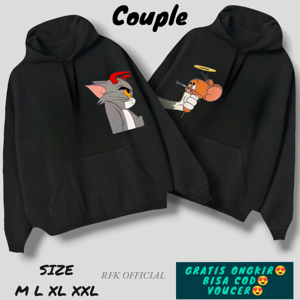 ( isi 2 pcs ) jaket couple / kaos couple pasangan / baju kapelan sama pacar 2024 / baju couple pasan