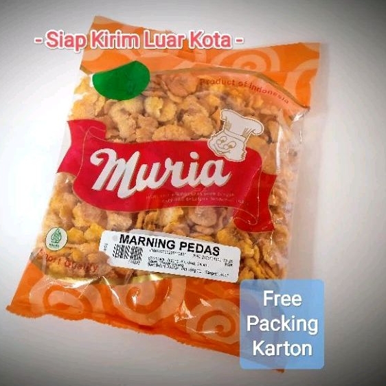 

Muria Marning Jagung Pecah Rasa Manis Gurih Pedas 150g