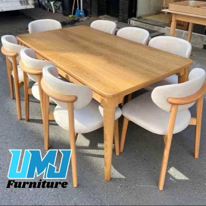 SET KURSI CAFE JATI TUA | SET KURSI MEJA CAFE KAYU JATI TUA | MEJA MAKAN KAYU JATI TUA KURSI 8