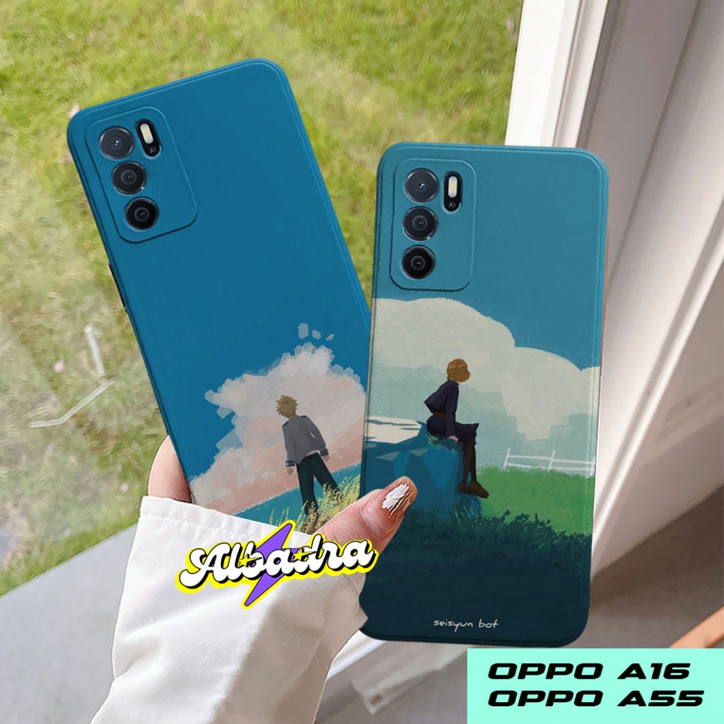Case OPPO A16 - Case OPPO A55  - SOFT CASE ANIMASI 3 - Softcase OPPO A16 - Softcase OPPO A55 - Kesin
