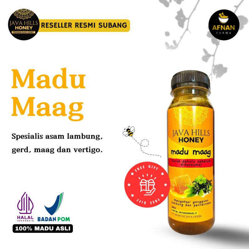 

MADU MAAG JAVAHILLS HONEY MADU MENTAH MURNI 100% DENGAN CAMPURAN HERBAL PILIHAN MENGATASI ASAM LAMBUNG GERD DAN MAAG