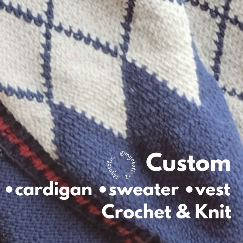 custom cardigan crochet & knit