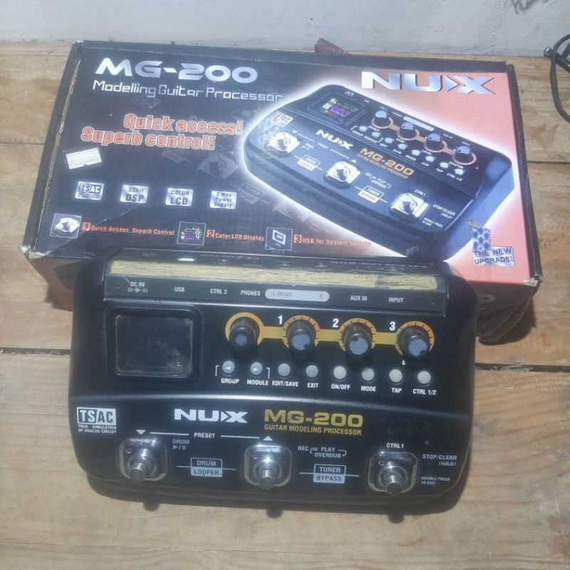 efek gitar Nux mg200