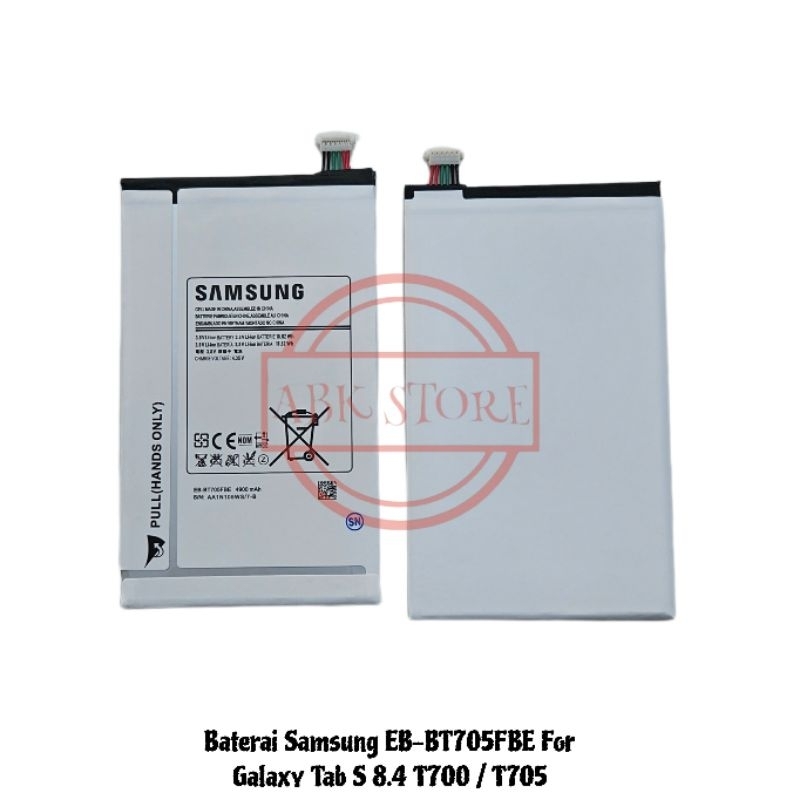 Baterai Battery SAMSUNG Tab S 8.4 T700 / T705 EB-BT705FBE