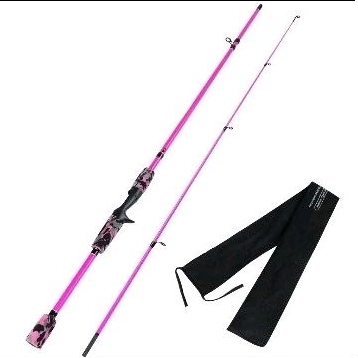 joran pancing Sougayilang Sambung 2 section pink eva handle 180 cm bahan serat kaca