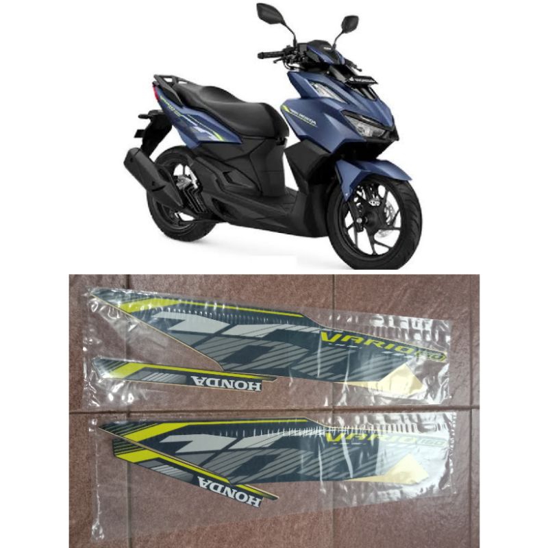 

Stiker striping vario 160 2023 biru navy / Lis body vario 160 2023 biru navy