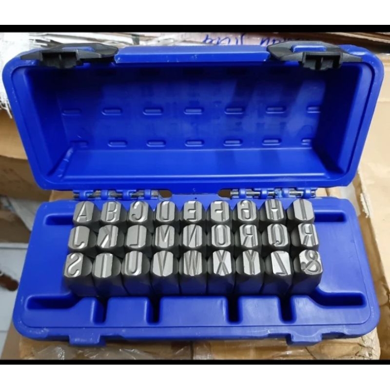 

ketok huruf ukuran 16mm A-Z letter Stamp punch 16mm merk MASUS