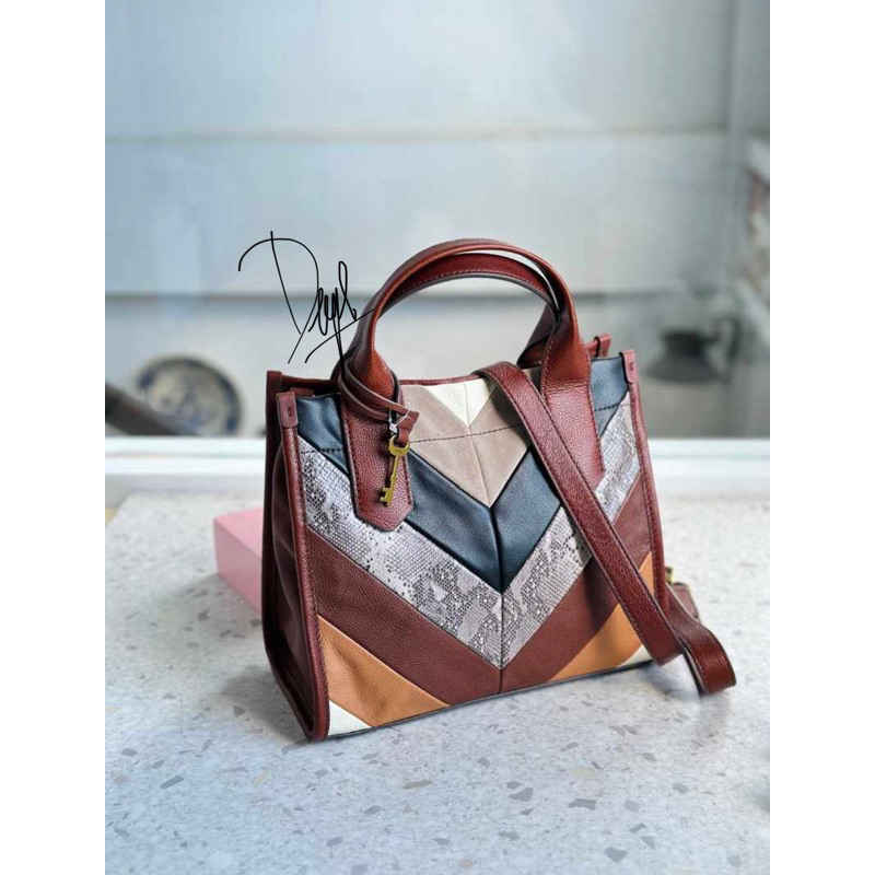 Kyler Satchel Fossill tas wanita kulit ORI JastipUsa