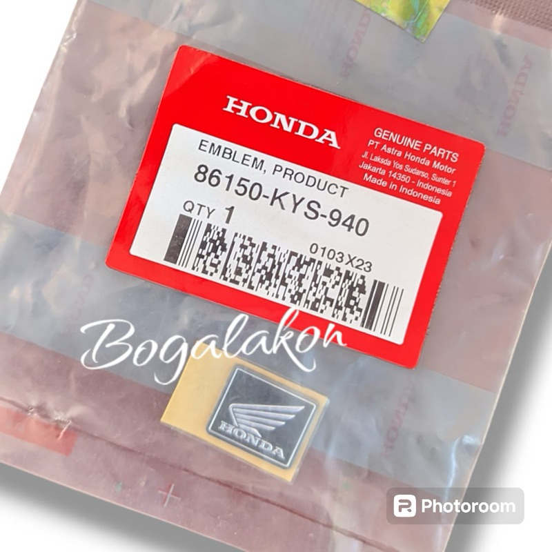 emblem logo honda sayap speedometer beat supra legenda original ahm 86150kys940