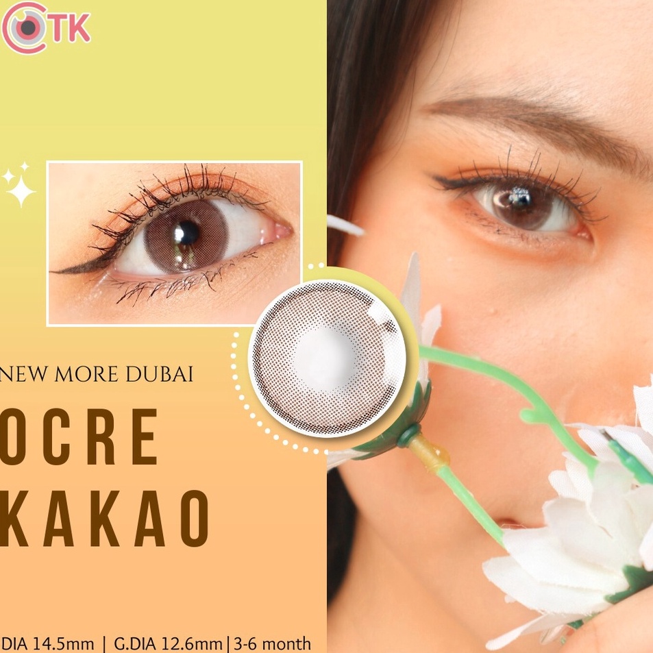 SOFTLENS NEW MORE DUBAI OCRE KAKAO 5 sd 6  NEW MORE DUBAI OCRE KAKAO MINUS