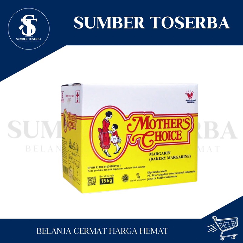 

1Kg Margarin Mother Choice Kemasan Repack 250gr/500gr/1kg