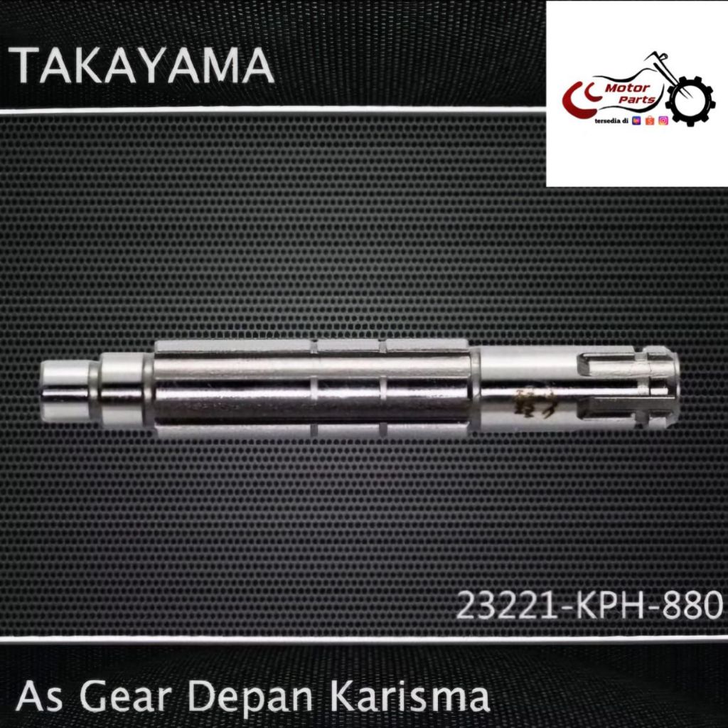 As gear gigi tarik depan karisma supra x 125 takayama