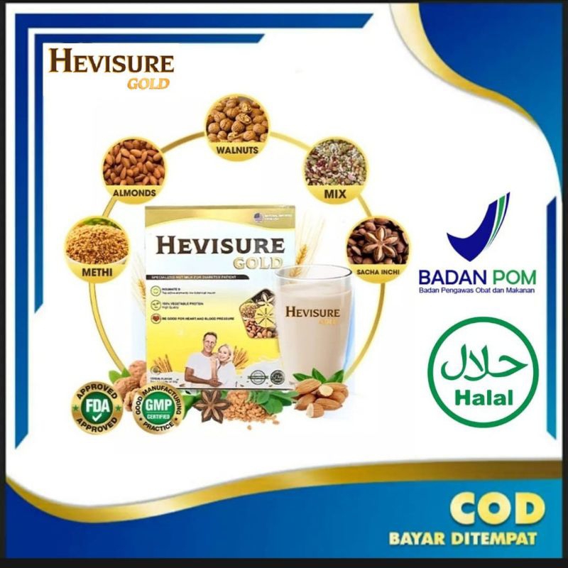 

Hevisure Gold Susu Diabetes dan Kencing Manis 100% Asli Original BPOM dan Halal