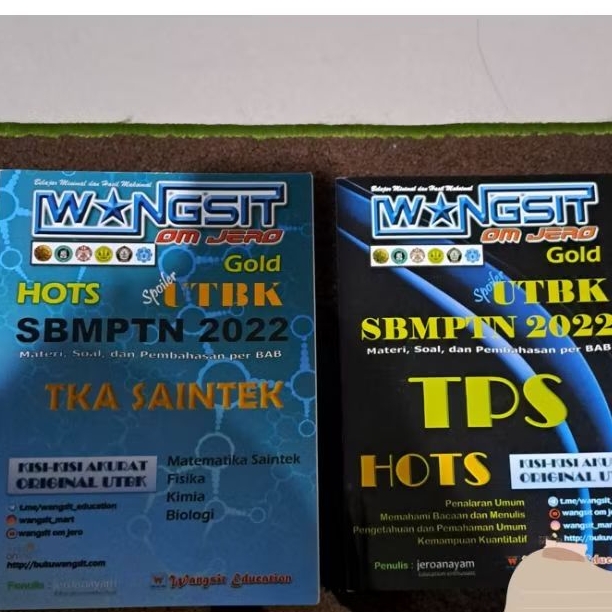 [PRELOVED] WANGSIT OM JERO TPS+TKA SAINTEK UTBK 2022 VERSI GOLD ORIGINAL