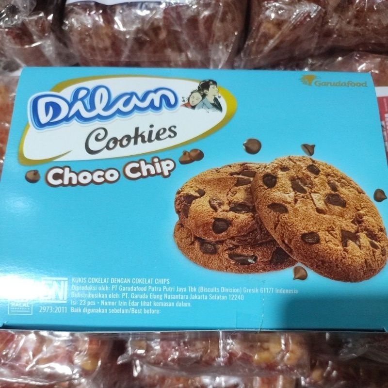 

Dilan Cookies Choco Chip 1 Box Isi 23pcs