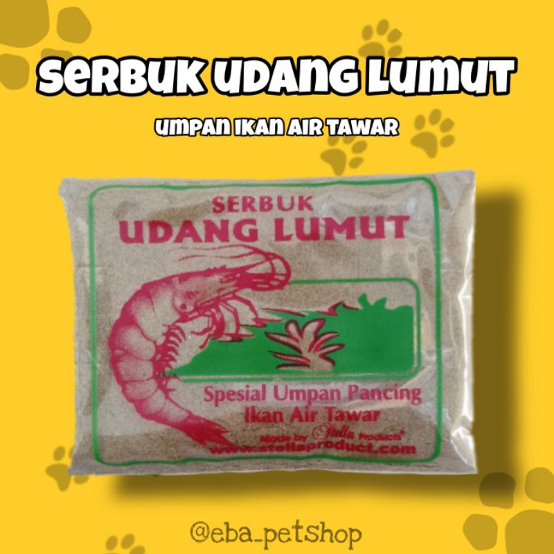 Pelet umpan pancing serbuk udang lumut untuk ikan air tawar