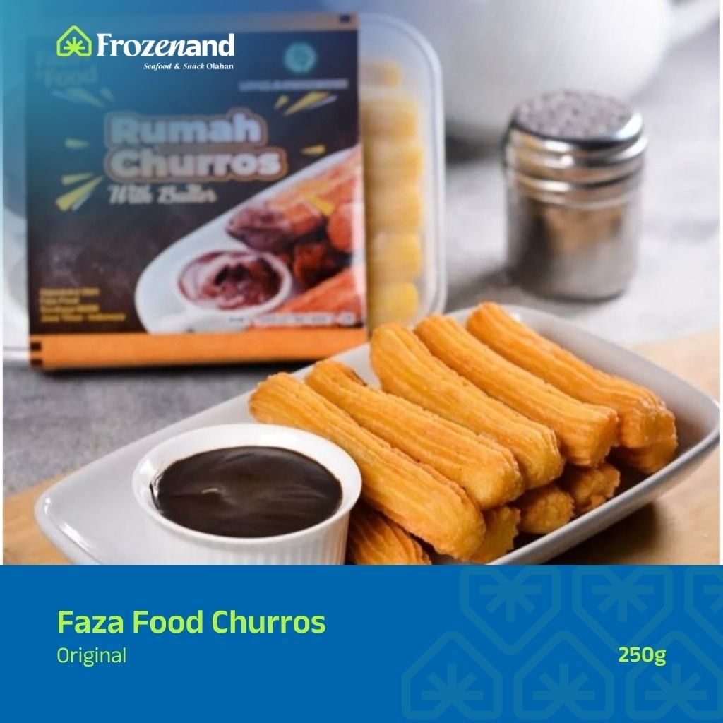 

Faza Churros Original/ matcha/ red velvet Topping Gula Halus Selai Coklat/Churros Frozen Isi 15pcs