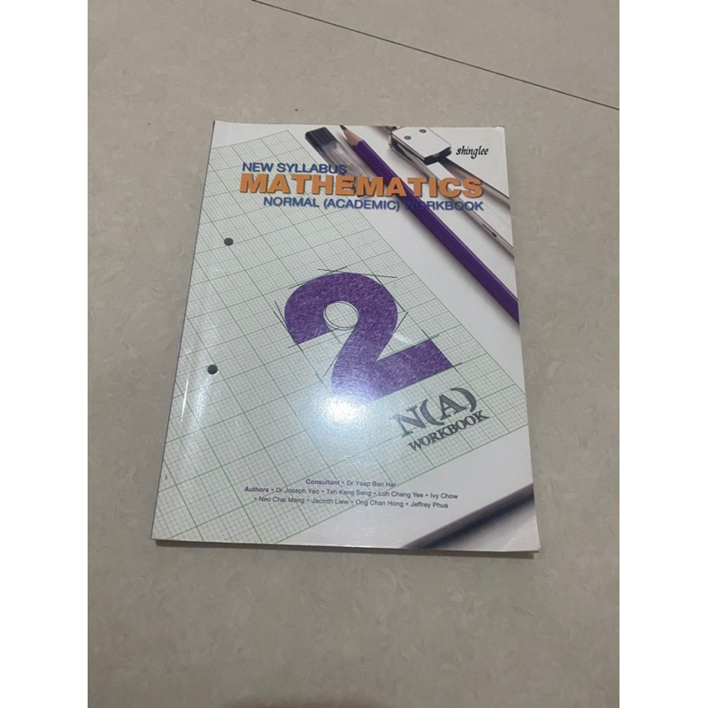 New syllabus Shinglee mathematics 2 WORKBOOK