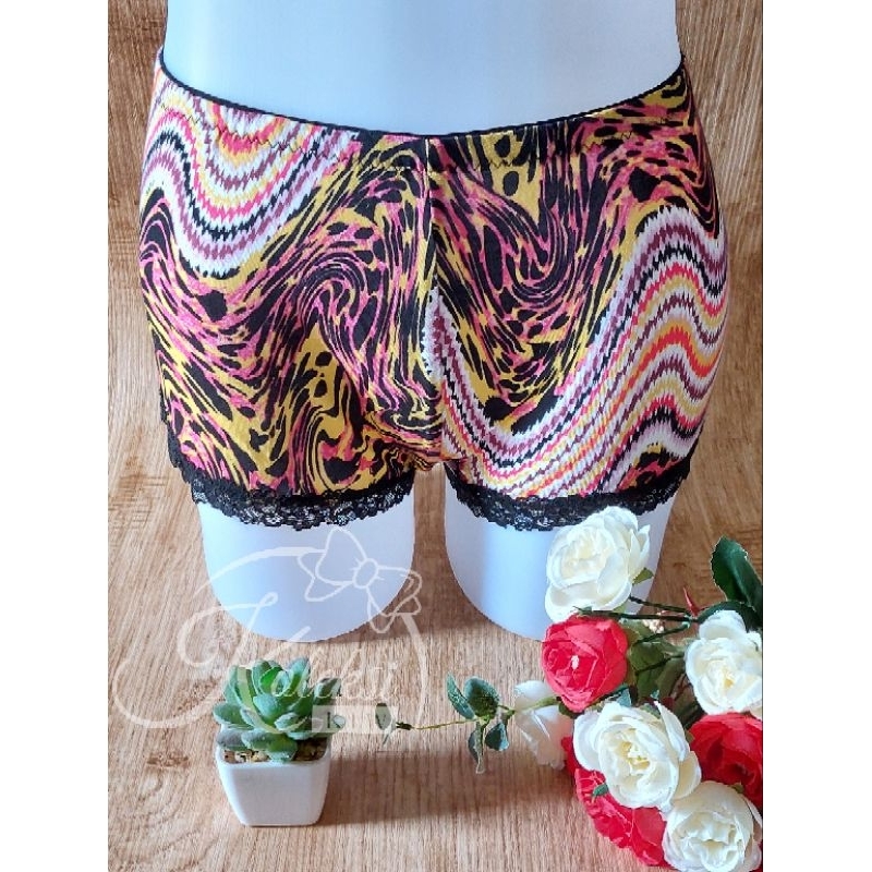 Celana Dalam Motif Leopard/CD Motif Macan/CD Boxer cewek/CD Motif warna kuning