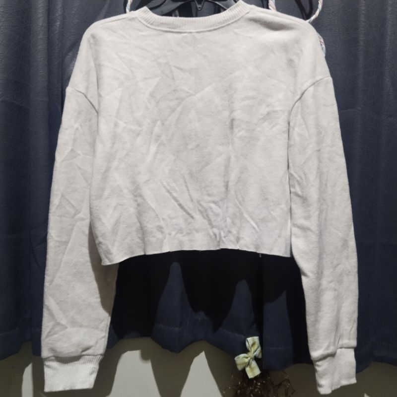 Crop Top ZARA Rajut Preloved